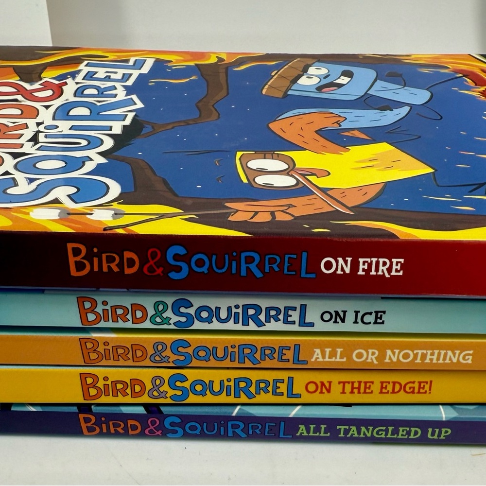 Bird & Squirrel Graphic Novel Bundle • Set of 5 by James Burks
